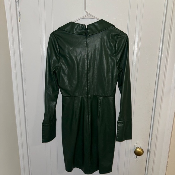 NWT - One33 Social Faux-Leather Mini Dress - Picture 5 of 8